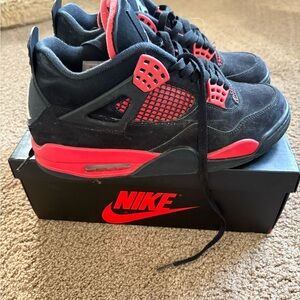 Nike Black and Red Sneakers